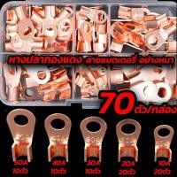 ราคา หางปลาทองแดง แท้ หนา 1กล่อง70ตัว หางปลา ทองแดง หางปลาทองแดงแท้ หางปลาแบตเตอรรี่ หางปลาสายไฟ หางปลาแบต หางปลาต่อสายไฟ หางปลพ่วงแบต ขั้วต่อทองแดง สายทองแดง (18380871907)