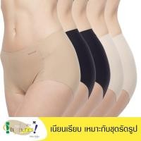 ราคา Wacoal Oh My Nudes Feel Free Panty เซ็ตกางเกงชั้นในไร้รอยตะเข็บ 1 เซ็ต 5 ชิ้น WU4F99 เบจ BE ดำ BL โอวัลติน OT (16778289456)