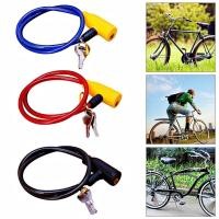 ราคา Cable Lock เคเบิ้ลล็อค สายล็อคจักรยาน สลิงล็อคจักรยาน มอไซค์ กุญแจล็อคจักรยาน คละสี (12841300809)