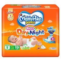 Mamypoko มามี่โพโค แพ้นท์ ผ้าอ้อมแบบกางเกง รุ่นแฮปปี้ เดย์แอนด์ไนท์ ขนาด XXL 11 ชิ้น