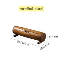 ราคา กล่องเก็บช้อนส้อมเอนกประสงค์ กล่องตะเกียบ ไม้ไผ่ใส่ตะเกียบ กล่องไม้เก็บช้อน ที่เก็บช้อน ส้อม LuckyThailand กล่อง ตะเกียบกลม กลม ไม้ไผ่ (2940258405)