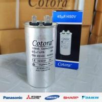 ราคา 45uF CBB65 คาปาซิเตอร์ แอร์ Cotora 45uF 450VAC 50 60Hz แคปรันแอร์ คาปาซิเตอร์แอร์ Cap Run อะไหล่แอร์ คาปาซิเตอร์ รันคอมแอร์ รันแอร์ แคปรัน (17318417950)