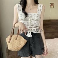 ราคา เสื้อกล้ามไหมพรม ครอปถัก สีพื้น เรียบง่าย สินค้าพร้อมส่ง 47233 C (19409357587)