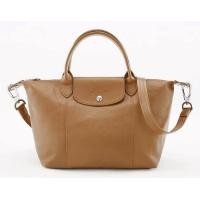 ราคา Longchamp Le Pliage Cuir กระเป๋าสตรีหนังแกะกระเป๋าถือ L1512737226ขนาดเล็กสีน้ำตาลกระเป๋าสะพายไหล่กระเป๋าถือ Global Sale (14992813221)