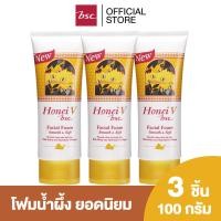 ราคา แพค 3 ชิ้น HONEI V BSC FACIAL FOAM ฮันนี่ วี บีเอสซี เฟเชียลโฟม โฟม โฟมน้ำผึ้ง สูตรยอดนิยม ผิวหน้าสะอาดเรียบเนียน นุ่มชุ่มชื่น เปล่งปลั่ง อ่อนเยาว์ ด้วยสารส (8275714513)