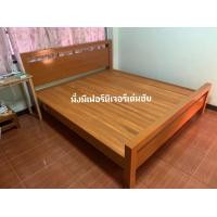ราคา เตียงโมเดรินไม้สักทอง 6ฟุต (7185628782)