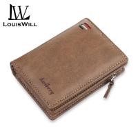 ราคา LouisWill กระเป๋าสตางค์ กระเป๋าเงิน หนังคุณภาพกันน้ำ ทรงสั้น กระเป๋าตังผู้ชาย พร้อมส่งในไทย (1867934295)