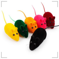ราคา พร้อมส่ง ตุ๊กตาหนูกำมะหยี่ หนูปลอม หนูมีเสียง หนูของเล่น ของเล่นแมว (5239624371)