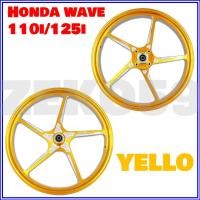 ราคา ล้อแม็ก KRYON 5 ก้าน HONDA WAVE110I 2009 2020 125I 2012 2022 ขายเป็นคู่ ขอบ1 4 17 (14636049426)