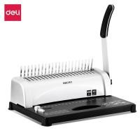 ราคา Deli เครื่องเข้าเล่ม เครื่องเข้าเล่มกระดูกงู เครื่องเข้าสัน เครื่องเจาะกระดูกงู กระดูกงู เข้าเล่มเอกสาร สีดำ สีขาว Binding Machine (12544842676)