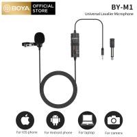 ราคา BOYA BY M1 3 5มม TRRS 6วิดีโอเสียงบันทึก Lavalier Lapel ไมโครโฟน Clip สำหรับ Mic สำหรับ iPhone Android สมาร์ทโฟน PC กล้อง DSLR การบันทึก YouTube สตรีมมิ่ง (7802481189)