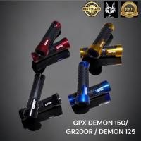 ราคา ปลอกเเฮนด์ยางนิ่มตรงรุ่นGPX GPX 150 GPX 200GR RAZOR DEMON125 น้ำเงิน 00 สีน้ำทอง01 สีเเดง02 สีดำ03 (16085180070)
