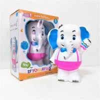 ราคา ช้าง แสนรู้ พูดตาม เล่านิทาน ร้องเพลง สูง 18 ซม จับหูขวาเล่านิทาน จับหูซ้ายร้องเพลง มีเสียงช้าง มีเสียงหัวเราะ มีไฟ ใส่ถ่าน 2A 3ก้อน (2267346483)