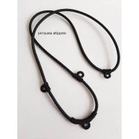 ราคา สร้อยเชือกร่มอย่างดี สีดำล้วน แขวนพระ 4 องค์ เชือกร่มนอกอย่างดี ไม่ระคายคอ งานปราณีต ราคาเบา (785374590)