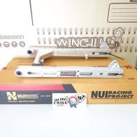 ราคา NUI สวิงอาร์ม สวิงอามเชง สวิงอาร์มหนุ่ย อามย่อ WAVE110i WAVE125 DREAM SUPERCUB อามย่น110i ย่นแบบสุดๆ เจาะ 3 รู ทรงเชงคานกลม (12642584765)