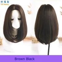 ราคา TSEวิกผมสตรีกลางยาววิกผมตรงแฟชั่นสมจริงHeadgearหญิงผมยาวตรง (6461356571)