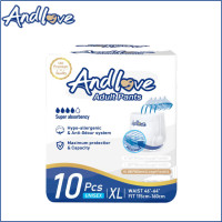 ราคา ซึมเร็วสุด ไม่รู้สึก ผ้าอ้อมผู้ใหญ่ Andlove ใช้ได้ทั้งชายหญิง ปลี่ยนง่าย XL 4 Packs 40 Pcs adult diapers pants (15233150468)