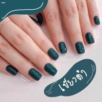 ราคา ยาทาเล็บสีเงาเขียวดำมาเเรงยอดฮิต (4728132794)