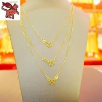 ราคา สร้อยทองเคแท้18k ลายโซ่กล่อง หนัก 1 9 กรัม ทองคำแท้ 96 5 ขายได้ จำนำได้ ไม่ลอกไม่ดํา ยาว 18 นิ้ว (17289394737)