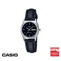 ราคา CASIO นาฬิกาข้อมือ CASIO รุ่น LTP V006L 1B2UDF สายหนัง สีดำ (2138296779)