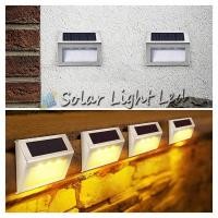 ราคา ไฟเหลือง โคมไฟตกแต่งติดบันไดหน้าบ้าน รั้วบ้าน LTD3 3LED โซล่าเซลล์ สีเงิน (7505410852)