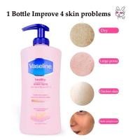 ราคา วาสลีนนำเข้าเนื้อเซรั่มบางเบาล็อตใหม่ Intensive Care advanced repair Healthy Even Tone With Vitamin B3 And SPF 10 400ml (18001806795)