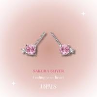 ราคา URPALS พร้อมส่ง ต่างหูห่วงฝังพลอย เพชร CZ รูปหัวใจ ชุบทองแท้ 18K เกรด AAA ทนน้ำ ทนเหงือ ไม่ลอก ไม่ดำ ใช้ได้นาน (16604749807)