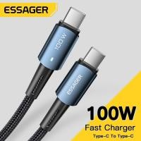 ราคา Essager PD 100W 60W สายเคเบิล USB Type C เป็น USB Cสายชาร์จเร็ว QC 4 0 USB C สำหรับ Macbook Air 2020 MacBook Pro 2018 Samsung S20 Xiaomi (13059497777)