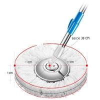 ราคา Jumper Kids modern Spin Mop ไม้ถูพื้น สำหรับถังปั่น รุ่นตัวล๊อคหมุน เหล็กหนากว่าตัวล๊อคพับ พร้อมผ้าไมโครไฟเบอร์ ใช้ได้ยาวนาน สีฟ้า พร้อมส่ง (9590146)