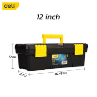 ราคา Deli กล่องเครื่องมือช่าง กล่องเครื่องมือ กล่องใส่เครื่องมือช่าง กล่องใส่เครื่องมือ เหนียว ทนทาน Tool Box (9917728677)