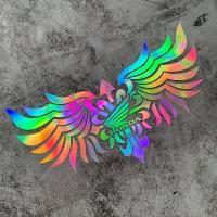 ราคา HONDA โลโก้เลเซอร์หลากสีสติกเกอร์รูปปีกนางฟ้าสติ๊กเกอร์ติดถังเชื้อเพลิงสติ๊กเกอร์กันรอย (13376249034)