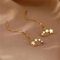 ราคา ต่างหูต่างหูรูปดาวพู่ทำจากเส้นดาวต่างหูสำหรับผู้หญิงต่างหูแบบยาวเรียบง่ายของผู้หญิงเครื่องประดับแฟชั่นห้อยตรงของหญิงสาว (18654199743)