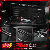 ราคา สกรีน HONDA เส้นแดง กรอบป้ายทะเบียนสกรีนลาย HONDA กรอบทะเบียนรถยนต์ ABS งาน Premium เกรดโชว์รูม สำหรับ1คัน ติดตั้งง่าย (16205961805)