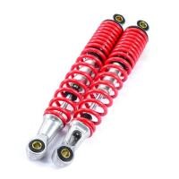 ราคา โช๊คหลังเดิมเวฟ สปริงพร้อมแกนโช๊คหลังมอเตอร์ไซค์ โช๊คหลังเดิม รุ่น WAVE100 110 110i โช๊คหลังขนาดเดิม WAVE จำหน่ายเป็นคู่สีแดง (16012347498)