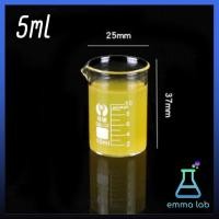 ราคา บีกเกอร์ บีกเกอร์แก้ว Glass Beaker Borosilicate Glass 5ml 10ml 25ml 50ml 100ml 250ml 400ml 500ml 600ml and 1000ml อุปกรณ์ห้องทดลอง (18994503527)