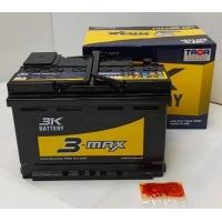 ราคา 3K MAX ชนิดขั้วจม LN3 DIN75 สำหรับรถรุ่น Toyota Revo Fortuner Nissan Terra Ford Ranger Mazda BT50 Pro 2012 Benz BMW MG GS etc แบตเตอรี่รถยนต์ 12V 75Ah รุ่นใหม่ 2023 (17845113611)