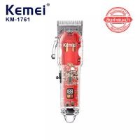 ราคา ปัตตาเลี่ยน Kemei ปัตตาเลี่ยนไร้สาย ตัวเครื่องผลิตจากเรซินใส โชว์แผงวงจร แบตตาเลี่ยนไร้สาย ปัตเลี่ยนตัดผม แบตเตอเลี่ยน Professional Hair Clipper (17303550819)