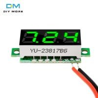 ราคา Diymore 0 28 นิ้ว 2 สายโวลต์มิเตอร์แบบดิจิตอล DC2 5v 30v สีแดงสีเขียวสีฟ้าสีขาวสีเหลือง LED โวลต์มิเตอร์รถยนต์โวลต์มิเตอร์แผงแรงดันไฟฟ้าเครื่องมือการตรวจสอบแบตเตอรี่ (3346272186)