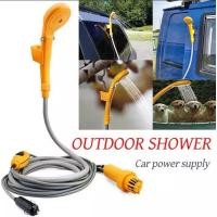 ราคา Shipping 24 hours Ready stock OutdoorฝักบัวCampingเครื่องซักผ้า12VสำหรับรถCaravanมือถือเครื่องซักผ้าแบบพกพาปั้มน้ำรถยนต์Travelชุดฝักบัว (11980221001)