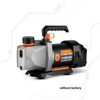 ราคา สารทำความเย็น7CFM 5PA ปั๊มสูญญากาศ1 4ดูดอากาศทำความเย็น1 2 HP สำหรับรถยนต์เครื่องปรับอากาศในครัวเรือนสำหรับแบตเตอรี่ Makita 18V (18381491810)