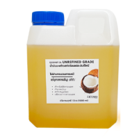ราคา น้ำมันมะพร้าวสกัดร้อน 1ลิตร สำหรับเคี่ยวสมุนไพรและใช้ภายนอก Unrefined coconut oil for herb extraction (15966975478)