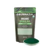 ราคา Spirulina Premium Spirulina DRY POWDER ผงสาหร่ายสไปรูลินา พรีเมี่ยม 200g Imported from India Superfood (14445203113)