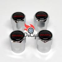 ราคา จุกลม ยางรถยนต์ พร้อมโลโก้ อีซูซุ Isuzu 1 ชุด 4 อัน Car Tire Valve Caps (14046573011)