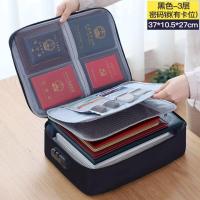 ราคา Home Itemsกระเป๋าใส่เอกสาร กระเป๋าใส่เอกสารสำคัญ กระเป๋าเดินทางประจุ กันน้ำ กระเป๋าหลายชั้นออแกไนเซอร์ มีรหัสล็อค (4696054003)