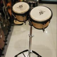 ราคา พร้อมส่ง ส่งเร็ว กลองบองโก้ พร้อมขาตั้งก้านใหญ่ ขาก้านคู่ แข็งแรงมาก บองโก้ Bongo (11852317585)