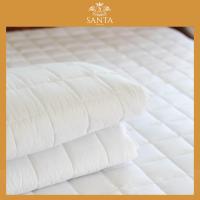 ราคา SANTA ผ้ารองกันเปื้อน ที่นอน คลุมรัดมุม Premium supersoft mattress protector 3 5 5 6 ฟุต (4525072032)