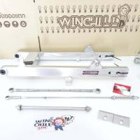 ราคา NUI สวิงอาร์ม สวิงอาร์มหนุ่ย ยืด2นิ้ว WAVE110i WAVE125 DREAM SUPERCUB WAVE100s2005 อามย่น110i สายเบรค ยึดดั้ม แกนล้อ น็อตโช้ค กันช้ำ (10479855484)