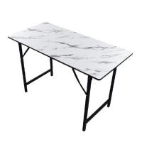 ราคา โต๊ะพับอเนกประสงค์ ลายหินอ่อนสีขาว ขนาด 60x120x75 cm (19510480492)