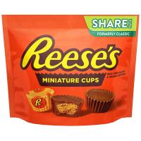 ราคา Reeses Chocolate Peanut Butter MINIATURE CUP 297 g Exp 10 23 (698398162)