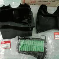 ราคา หม้อกรองอากาศแท้ ฝาปิด ใส้กรองแท้ ดรีมซุปเปอร์คัพปี2011 2016เวฟ110i 2011 20181ชุดเล็ก รวม3ชิ้น (3573462191)